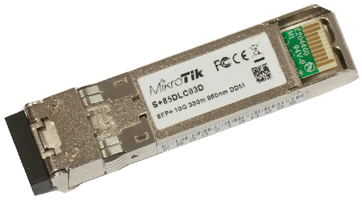 [S+85DLC03D] Mikrotik 10G DDM SFP+300m 850nm IND