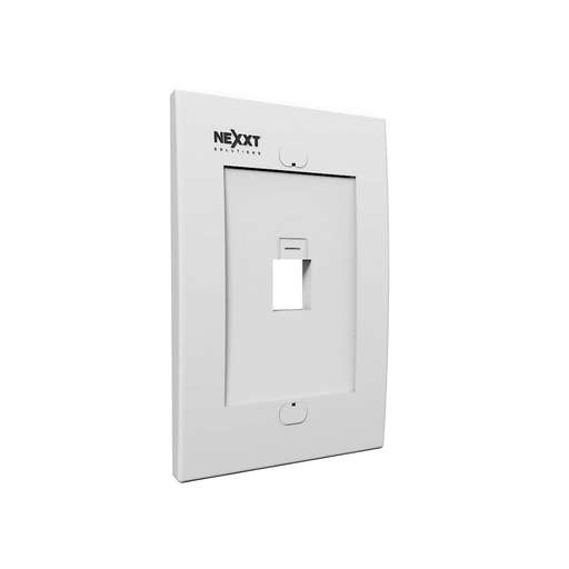 [AW161NXT01] 1 Port Wall Plate Nexxt